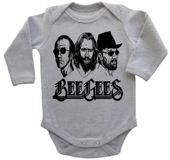 Body Bebê Infantil roupa criança Beegees banda rock antiga