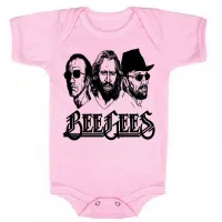 Body Bebê Infantil roupa criança Beegees banda rock antiga - Foto 4