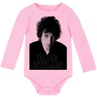 Body Bebê Infantil roupa criança Bob Dylan musica rock antigo - Foto 4