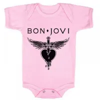 Body Bebê Infantil roupa criança Bon Jovi banda rock antiga - Foto 4
