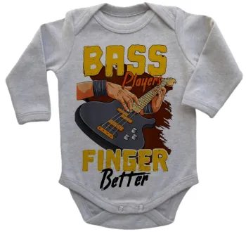 Body Bebê Infantil roupa criança Contra baixo rock musico