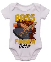 Body Bebê Infantil roupa criança Contra baixo rock musico - Foto 3