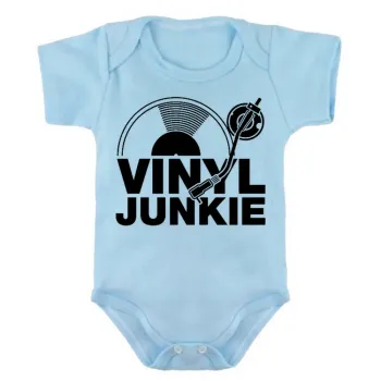 Body Bebê Infantil roupa criança Dj musica vinil Junkie Hip Hop Dance Trance - Foto 2