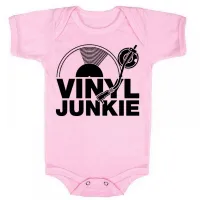 Body Bebê Infantil roupa criança Dj musica vinil Junkie Hip Hop Dance Trance - Foto 4