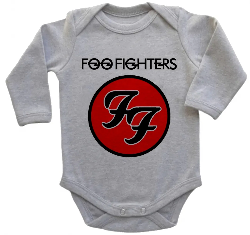 Body Bebê Infantil roupa criança foo fighters banda rock
