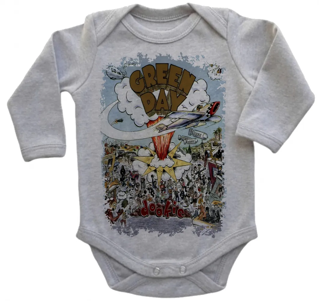 Body Bebê Infantil roupa criança Green day dookie basket case