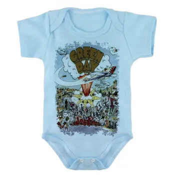 Body Bebê Infantil roupa criança Green day dookie basket case - Foto 2