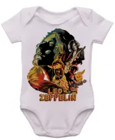 Body Bebê Infantil roupa criança led zeppelin banda rock antiga - Foto 3