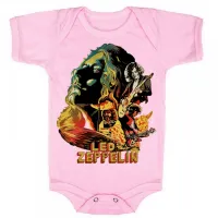Body Bebê Infantil roupa criança led zeppelin banda rock antiga - Foto 4