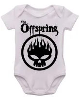 Body Bebê Infantil roupa criança Offspring banda rock antiga - Foto 3