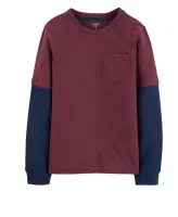 Camiseta Carter's  Infantil Básica Manga Longa Masculino  - Foto 2