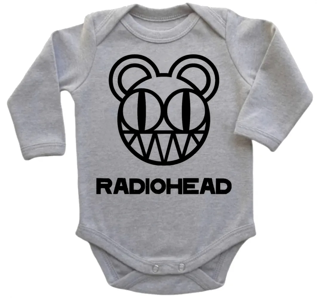 Body Bebê Infantil roupa criança Radiohead creep banda rock