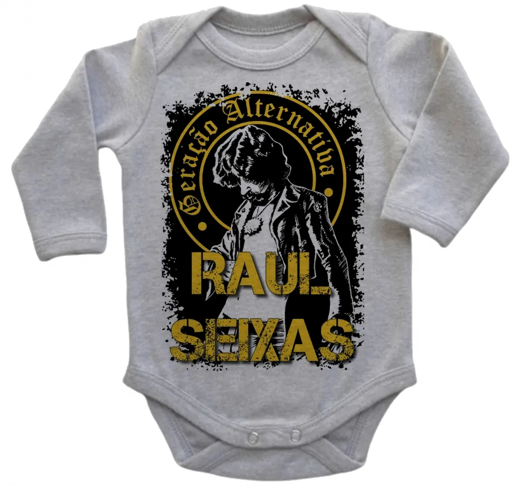 Body Bebê Infantil roupa criança Raul Seixas rock musica cantor