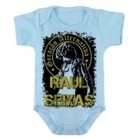 Body Bebê Infantil roupa criança Raul Seixas rock musica cantor - Foto 2