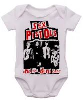 Body Bebê Infantil roupa criança sex pistols banda rock antiga - Foto 3