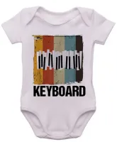 Body Bebê Infantil roupa criança Teclado tecladista musica - Foto 3