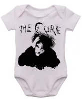 Body Bebê Infantil roupa criança The cure banda rock antiga - Foto 3