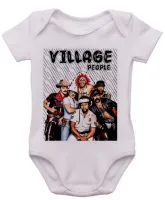 Body Bebê Infantil roupa criança Vilage People banda antiga - Foto 3