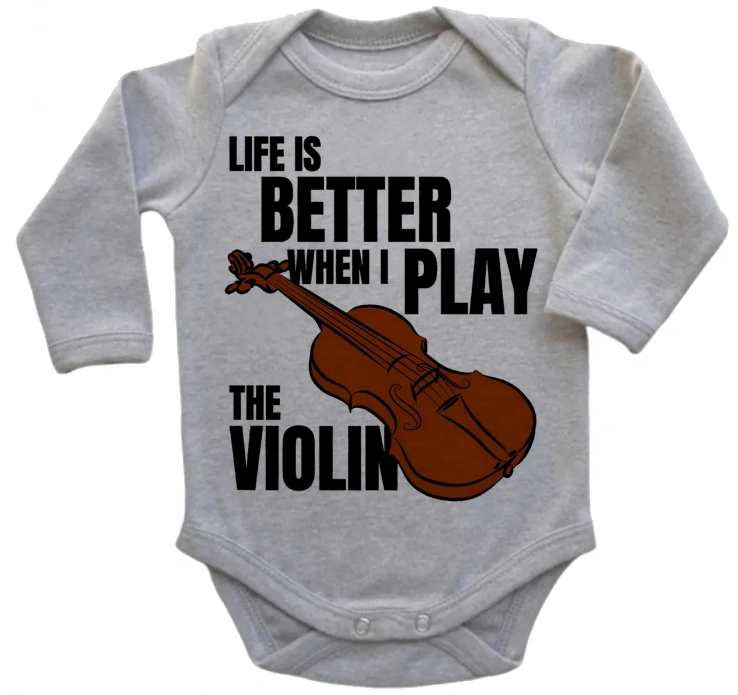 Body Bebê Infantil roupa criança Violino musico musica