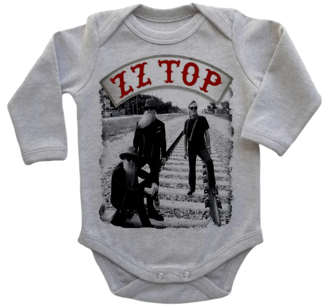Body Bebê Infantil roupa criança ZZ top banda rock antiga