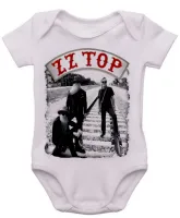Body Bebê Infantil roupa criança ZZ top banda rock antiga - Foto 3
