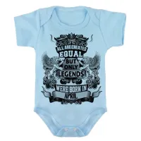 Body Bebê Infantil roupa criança Abril Aniversário Melhores nasceram - Foto 2