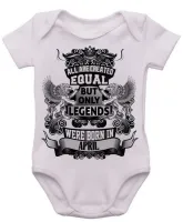 Body Bebê Infantil roupa criança Abril Aniversário Melhores nasceram - Foto 3