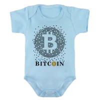 Body Bebê Infantil roupa criança Bitcoin satoshi nakamoto - Foto 2