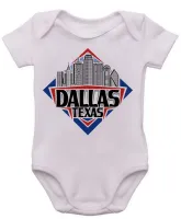 Body Bebê Infantil roupa criança Dallas Texas lembrança - Foto 3