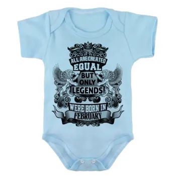 Body Bebê Infantil roupa criança Fevereiro Aniversário Melhores nasceram - Foto 2