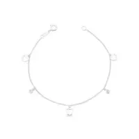Pulseira de prata  adoro cat - 242022