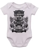 Body Bebê Infantil roupa criança Fevereiro Aniversário Melhores nasceram - Foto 3