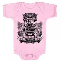 Body Bebê Infantil roupa criança Fevereiro Aniversário Melhores nasceram - Foto 4