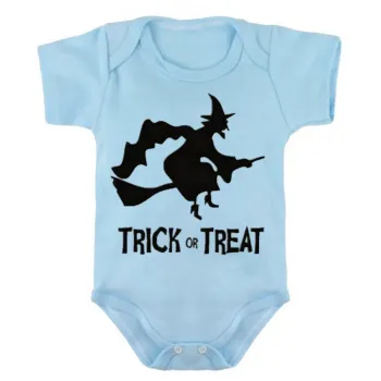 Body Bebê Infantil roupa criança Halloween dia das bruxas bruxa vassoura - Foto 2