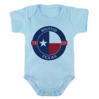 Body Bebê Infantil roupa criança Houston texas lembrança - Foto 2