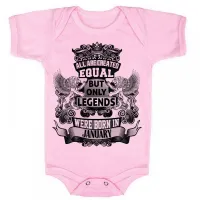 Body Bebê Infantil roupa criança Janeiro Aniversário Melhores nasceram - Foto 4