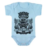 Body Bebê Infantil roupa criança Junho Aniversário Melhores nasceram - Foto 2