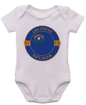 Body Bebê Infantil roupa criança Las vegas nevada lembrança - Foto 2