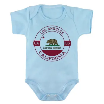 Body Bebê Infantil roupa criança Los Angeles California Lembrança - Foto 2