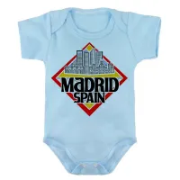 Body Bebê Infantil roupa criança Madri Espanha Lembrança - Foto 2