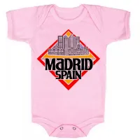 Body Bebê Infantil roupa criança Madri Espanha Lembrança - Foto 4