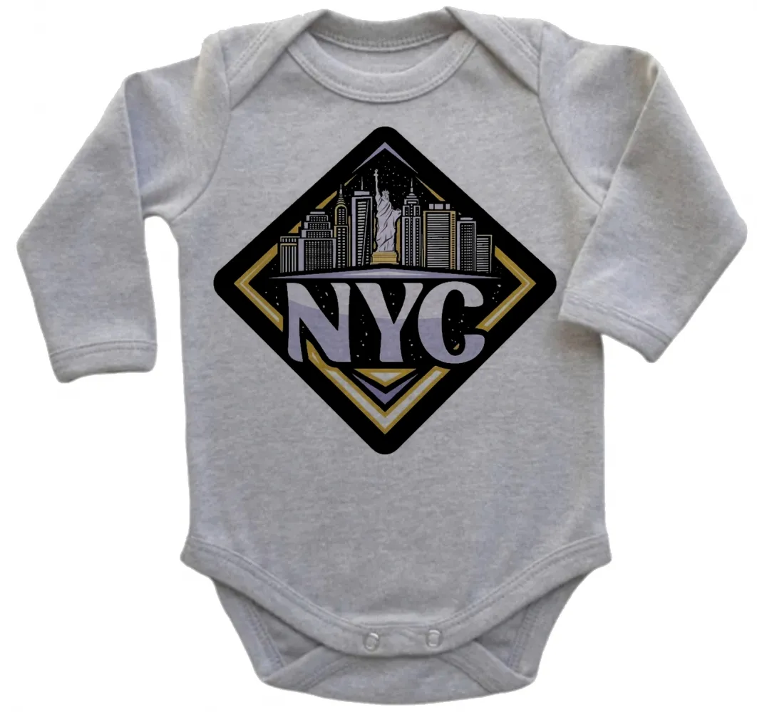 Body Bebê Infantil roupa criança New York city NY lembrança Imagem