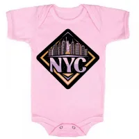 Body Bebê Infantil roupa criança New York city NY lembrança - Foto 4