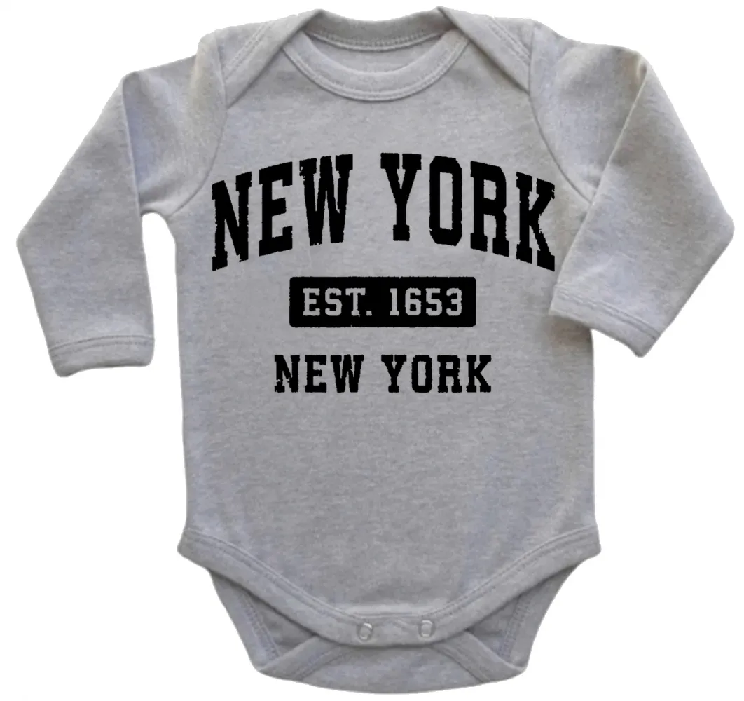 Body Bebê Infantil roupa criança New york nova iorque city Imagem