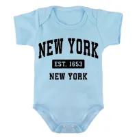 Body Bebê Infantil roupa criança New york nova iorque city - Foto 2