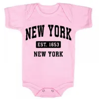 Body Bebê Infantil roupa criança New york nova iorque city - Foto 4