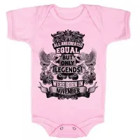 Body Bebê Infantil roupa criança Novembro Aniversário Melhores nasceram - Foto 4