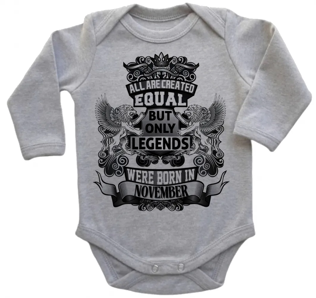 Body Bebê Infantil roupa criança Novembro Aniversário Melhores nasceram Imagem