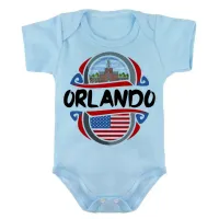 Body Bebê Infantil roupa criança Orlando Florida Estados unidos - Foto 3