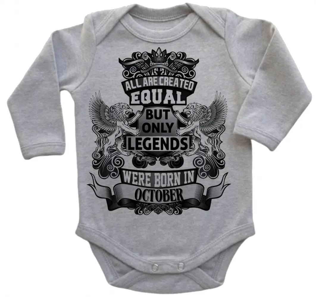 Body Bebê Infantil roupa criança Outubro Aniversário Melhores nasceram